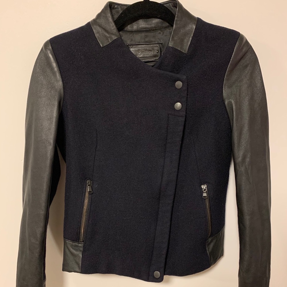 Danier leather/wool jacket xs